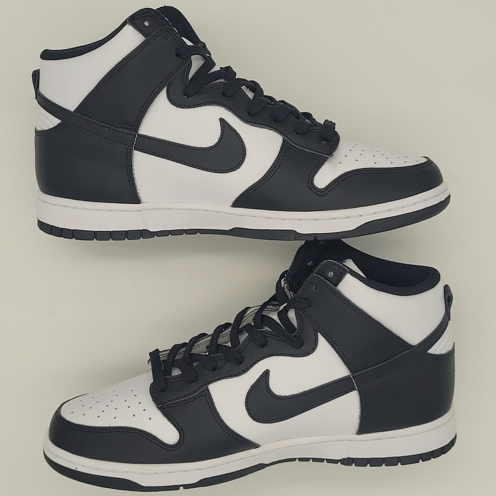 Nike Dunk High Retro Panda Black White DD1399-105 Men’s Size 11.5 - NEW - Picture 4 of 10